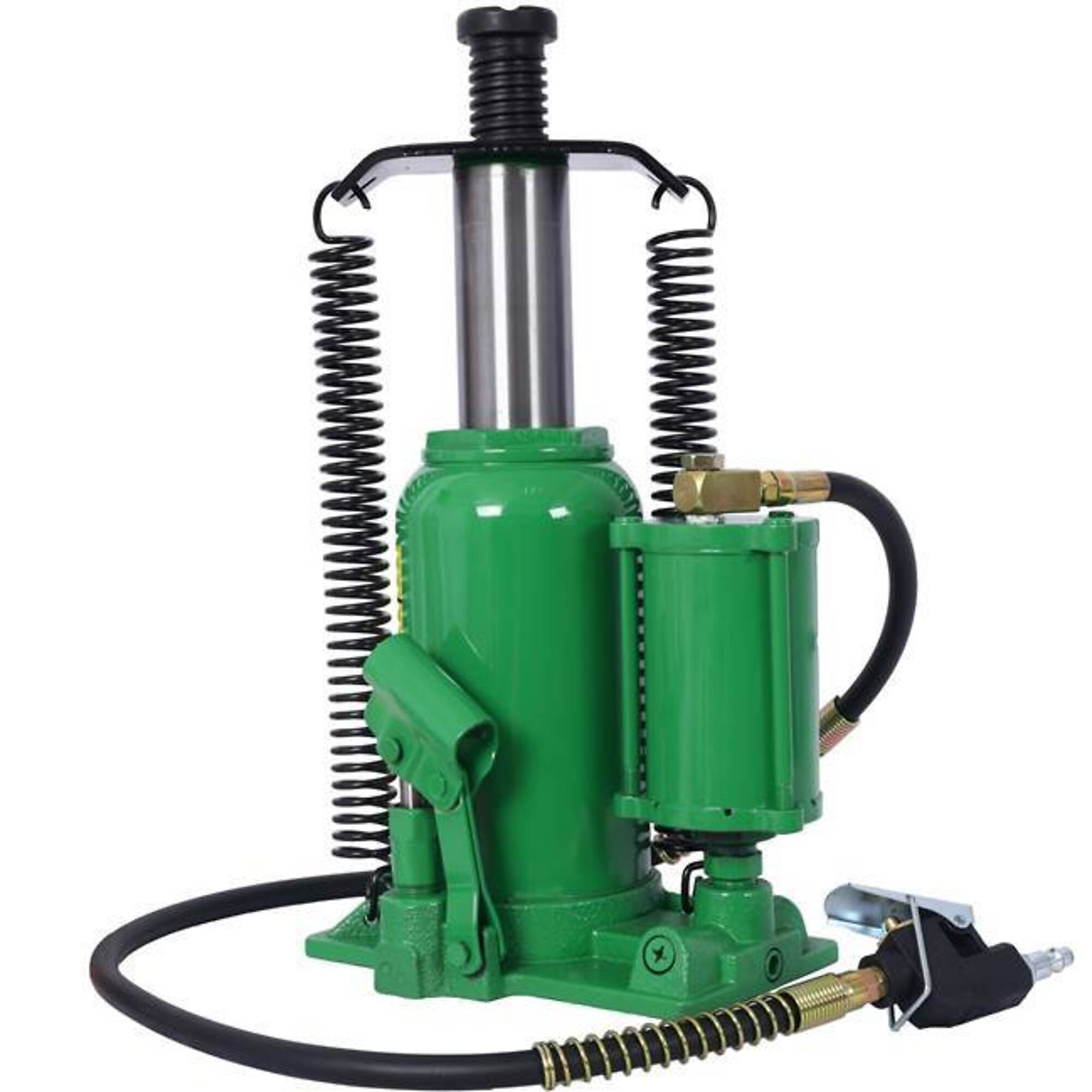 TMB Air Hydraulic Bottle Jack — 20 Ton, 44029 lbs. Capacity, Green, Model# BAC-W465P146638